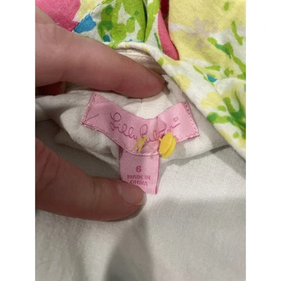 Lilly Pulitzer Strapless Franco Floral Mini Dress Cutout Back Tie Garden Party 6 - Picture 9 of 13